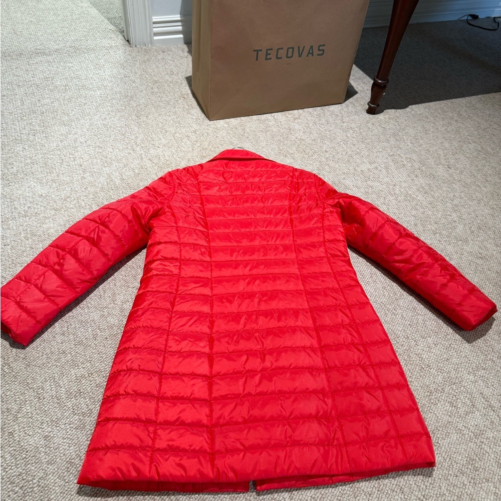 Women's Red Quilted Jacket from LandsEnd - Picture 2 of 6
